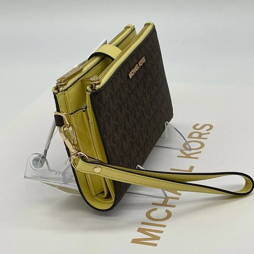 Michael Kors Large Double Zip Wallet Wristlet